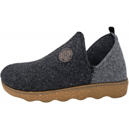 Rohde Filz Hausschuhe Grau 6129-82 Schuhe