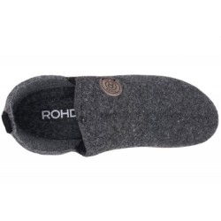 Rohde Filz Hausschuhe Grau 6129-82 Schuhe
