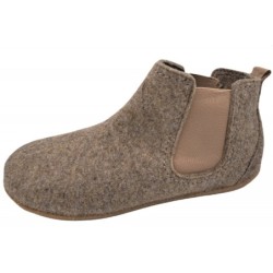 Rohde Damen Filz Chelsea Hausschuhe Beige 6868-17 Schuhe