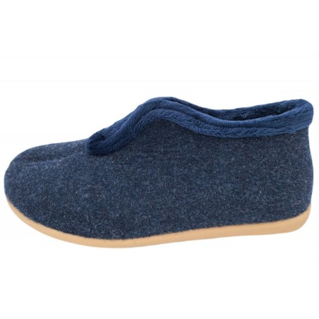 Damen Hausschuh geschlossen blau 517100015 Schuhe