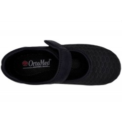 OrtoMed Damen Hausschuh Ballerina 519-00-0008 Schuhe