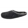 Pantoffel mit Filzsohle Grau 30003 Schuhe