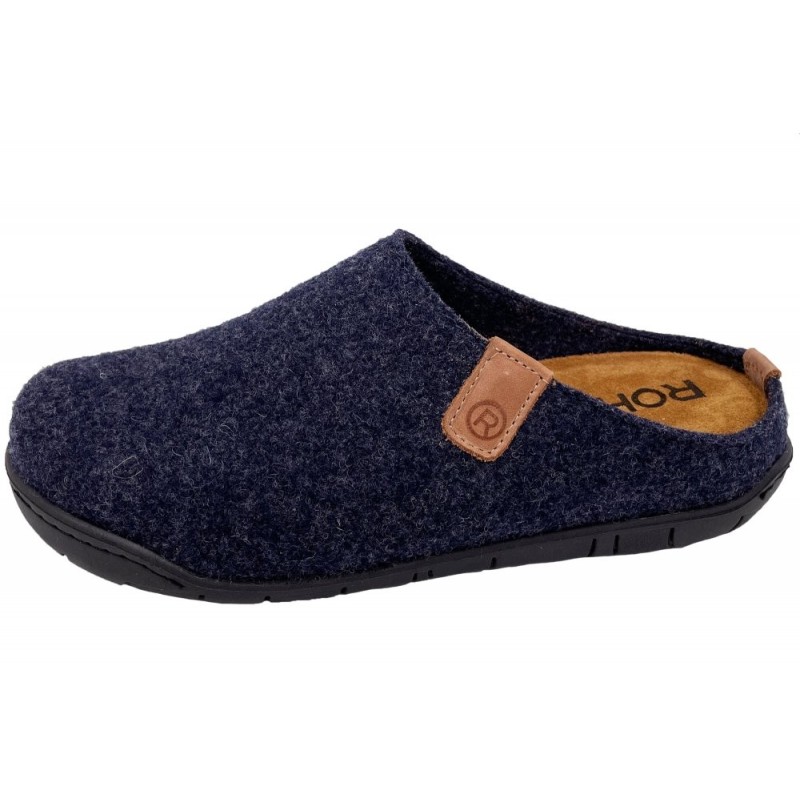 Rohde Herren Filzpantoffel Navi 6650-51 Schuhe