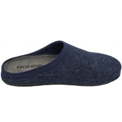 Rohde Herren Filzpantoffel Rodigo Blau 6740-56 Schuhe