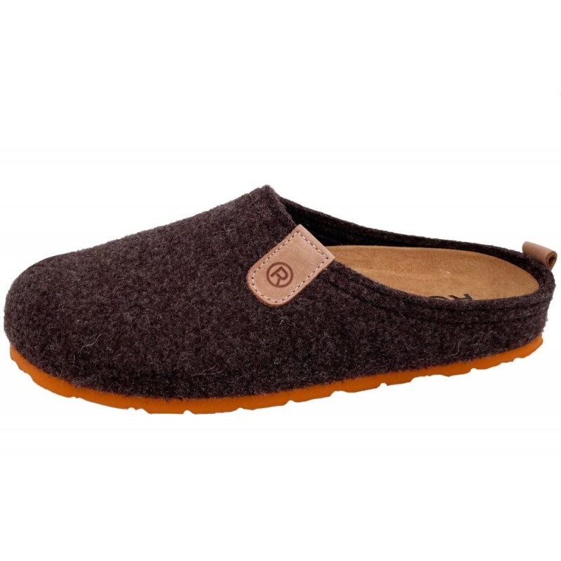 Rohde Herren Filzpantoffel Mocca 6900-72 Schuhe