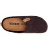 Rohde Herren Filzpantoffel Mocca 6900-72 Schuhe