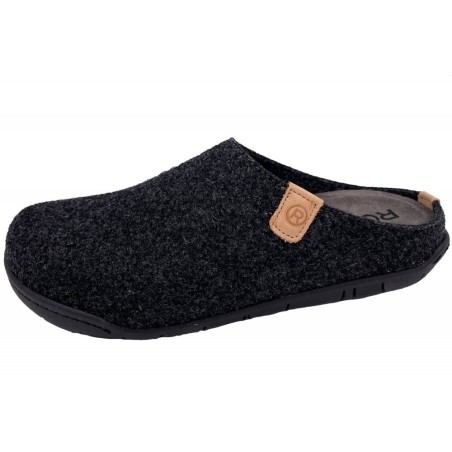Rohde Herren Filzpantoffel Grau 6650-82 Schuhe