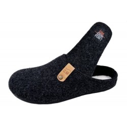 Calzamur Herren Hausschuh Anthrazit 67800081 Schuhe
