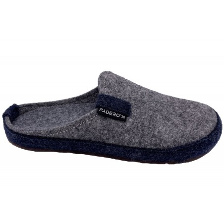 PADERO Hausschuhe Toni Grau 522-40-0046 Schuhe