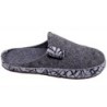 PADERO Hausschuhe TONI-Striped Grau 522-40-0047 Schuhe