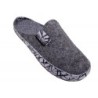 PADERO Hausschuhe TONI-Striped Grau 522-40-0047 Schuhe