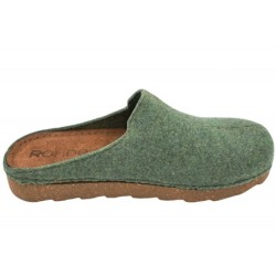 Rohde Herren Filzpantoffel Grün 7100-62 Schuhe
