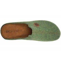 Rohde Herren Filzpantoffel Grün 7100-62 Schuhe
