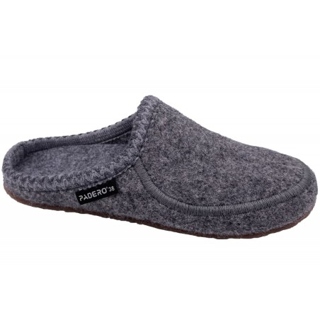 PADERO Hausschuhe MANI Grau 523-40-0013 Schuhe