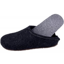 PADERO Hausschuhe Lana Graphit 523410001 Schuhe
