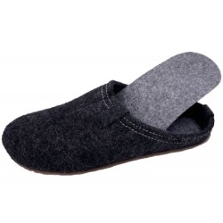 PADERO Hausschuhe Henno Graphit 523410003 Schuhe