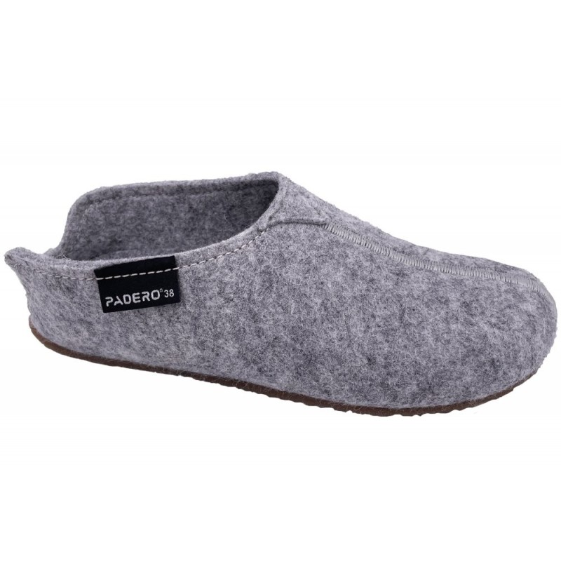 PADERO Hausschuhe Lana Hellgrau 523430001 Schuhe