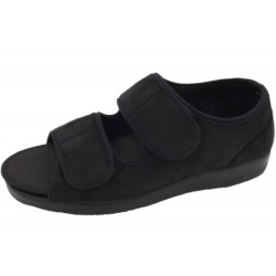 OrtoMed Klettsandale Senioren Schwarz 525000023 Schuhe
