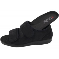 OrtoMed Klettsandale Senioren Schwarz 525000023 Schuhe