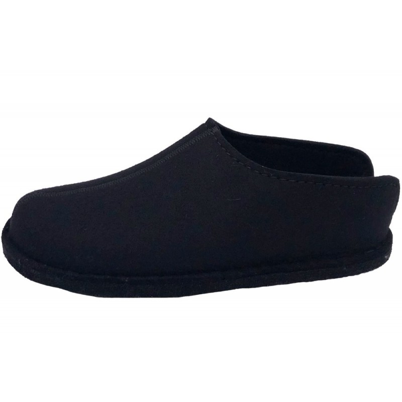 Haflinger Hausschuhe Smily Schwarz 311013-03 Schuhe