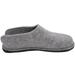 Haflinger Hausschuhe Smily Steingrau 311013-284 Schuhe