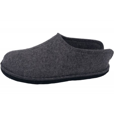Haflinger Hausschuhe Smily Anthrazit 311013-04 Schuhe