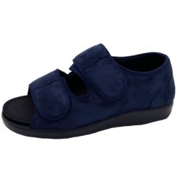 OrtoMed Klettsandale Senioren Blau 529100001 Schuhe