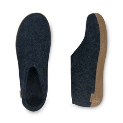glerups Hausschuh Denim Blau A-10 Denim Schuhe