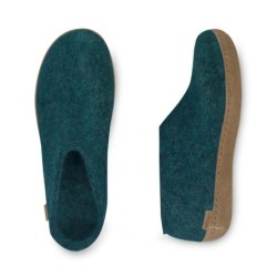 glerups Hausschuh Petrol A-06 Petrol Schuhe