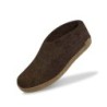 glerups Hausschuh Braun A-04 Nature Brown Schuhe