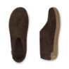 glerups Hausschuh Braun A-04 Nature Brown Schuhe