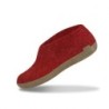 glerups Hausschuh Rot A-08 Red Schuhe