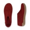 glerups Hausschuh Rot A-08 Red Schuhe