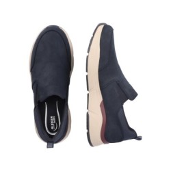 Rieker Tex Herren Slipper Blau