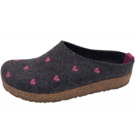 Haflinger Cuoricini Anthrazit 741031-04 Schuhe
