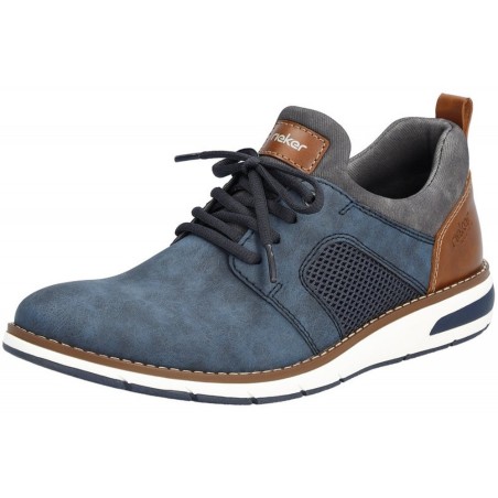 Rieker Herren Slipper Blau 11351-14 Schuhe