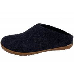 glerups Pantoffel Dunkelgrau BR-02 Schuhe