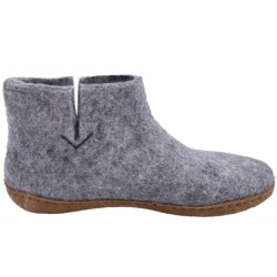 glerups Hausstiefel Hellgrau G-01 Schuhe
