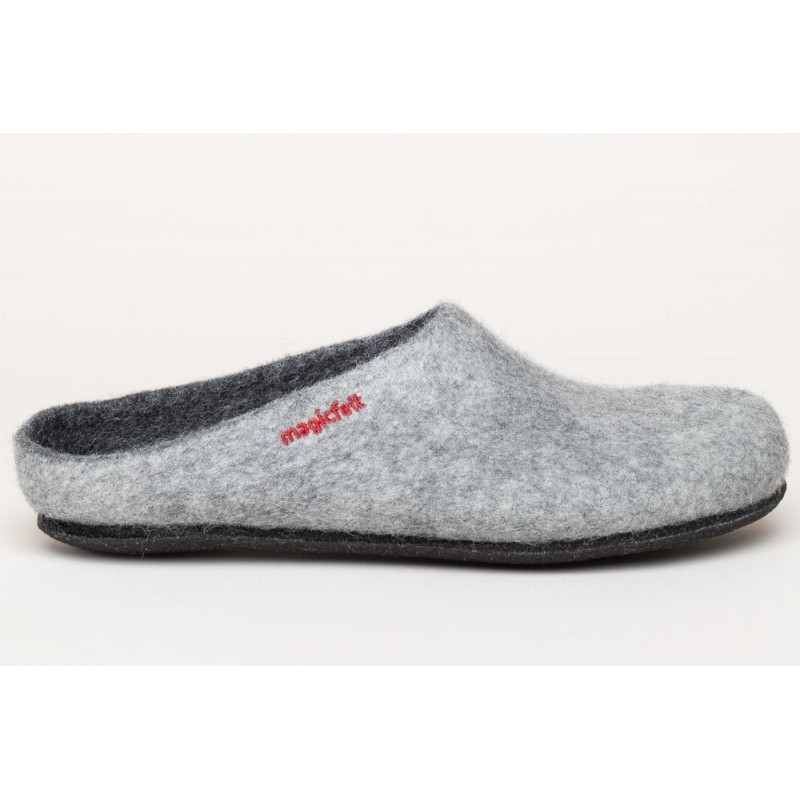 magicfelt Filzpantoffel AN-709 Light Grey 17709-4814 Schuhe