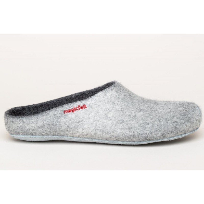magicfelt Filzpantoffel AP-701 Light Grey 17701-4814 Schuhe