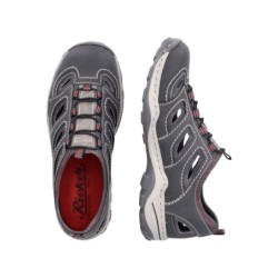 Rieker Herren Slipper Grau 08065-46 Schuhe