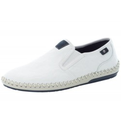 Rieker Herren Slipper Weiß B4551-81 Schuhe