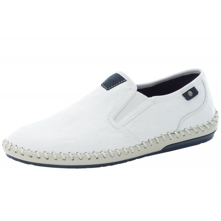 Rieker Herren Slipper Weiß B4551-81 Schuhe