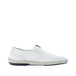Rieker Herren Slipper Weiß B4551-81 Schuhe