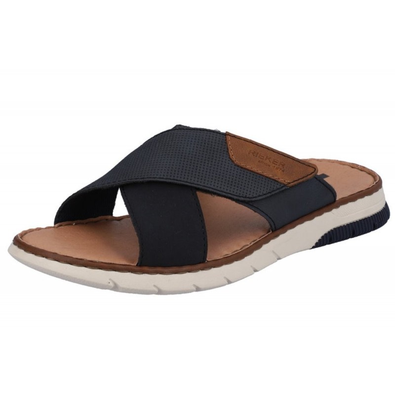 Rieker Pantolette Blau Kombiniert 25283-14 Schuhe
