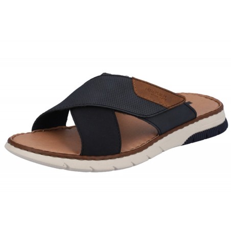 Rieker Pantolette Blau Kombiniert 25283-14 Schuhe