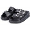 Rieker Damen Pantolette Schwarz P218-0-00 Schuhe