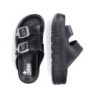 Rieker Damen Pantolette Schwarz P218-0-00 Schuhe