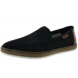 Rieker Herren Slipper Schwarz B5276-00 Schuhe