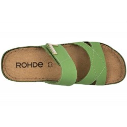 Rohde Damen Pantolette Foggia Kiwi Grün 6221-64 Schuhe